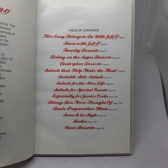 The New Joys Of Jell-O Recipe Book -Cookbook-1975-3rd Edition-Hardcover-Vintage - Picture 6 of 11